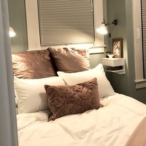 26” x 26” West Elm pillow shams